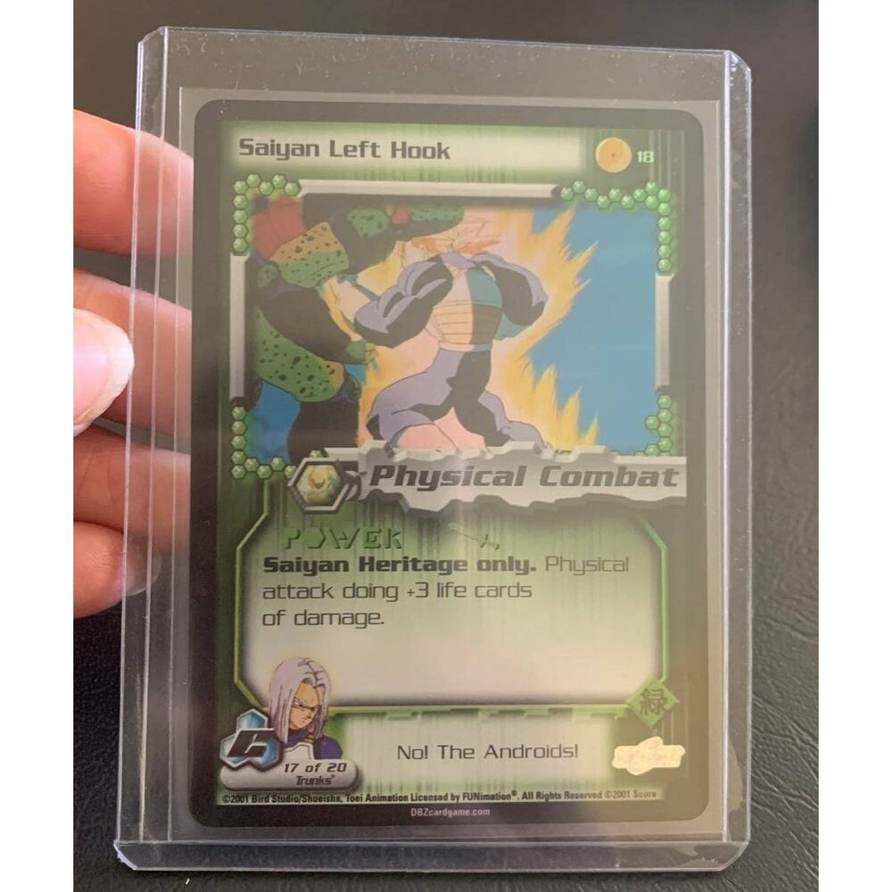 Dragon Ball Card Z Saiyan Left Hook Holo #160 2001 Bird Studio 17 of 20